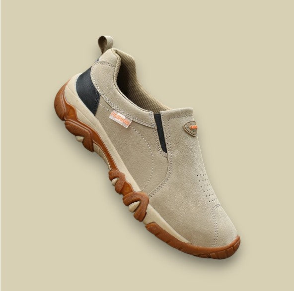 LeatherFlex™ – Sneakers Orthopédiques Homme Respirantes