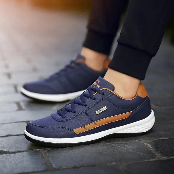 VulcaStep™ – Sneakers Orthopédiques en Cuir Homme